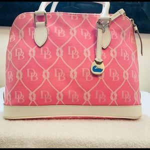 Baby pink & Beige Dooney & Bourke satchel.